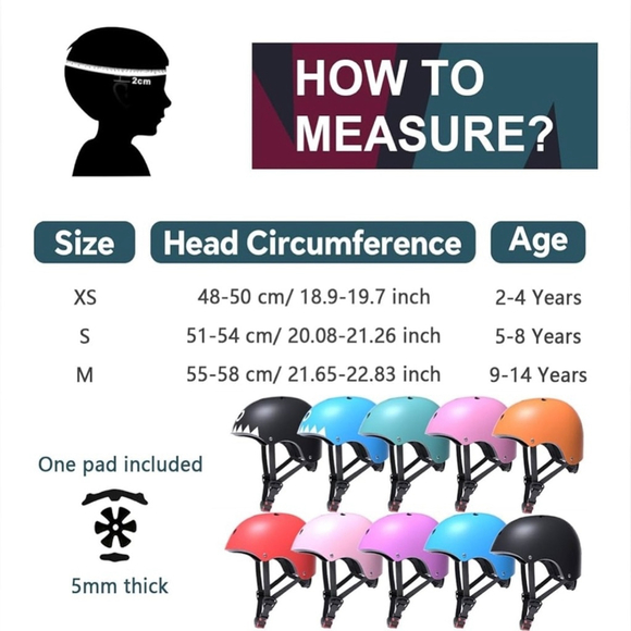 NEW Helmet Kids Bike Girl Multi-Sport Adjustable Bicycle Helmet Lightweight S - Picture 3 of 8